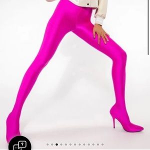 AZALEA WANG STAR STRETCH STILETTO PANT BOOT IN FUCHSIA